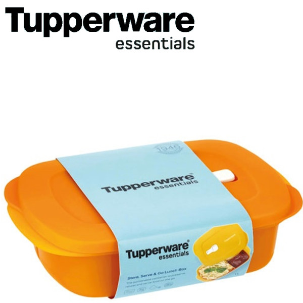 Tupperware - Crystalwave Divisée 1L Orange