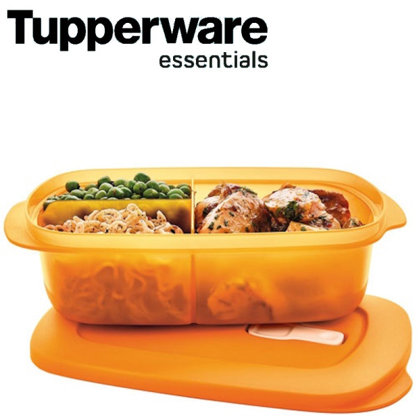Tupperware - Crystalwave Divisée 1L Orange