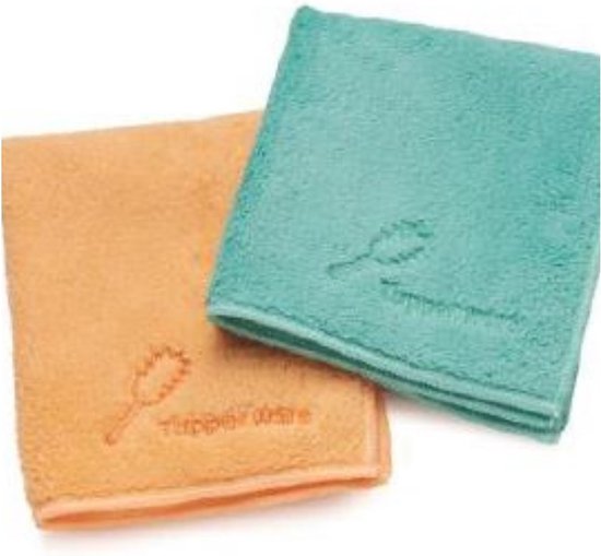 Set Microfibre Poussière (2) Vert/Orange