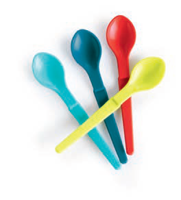 Set Cuillères Multicolores (4)