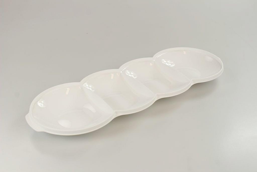 Allegra Couvercle Plateau Reception Blanc