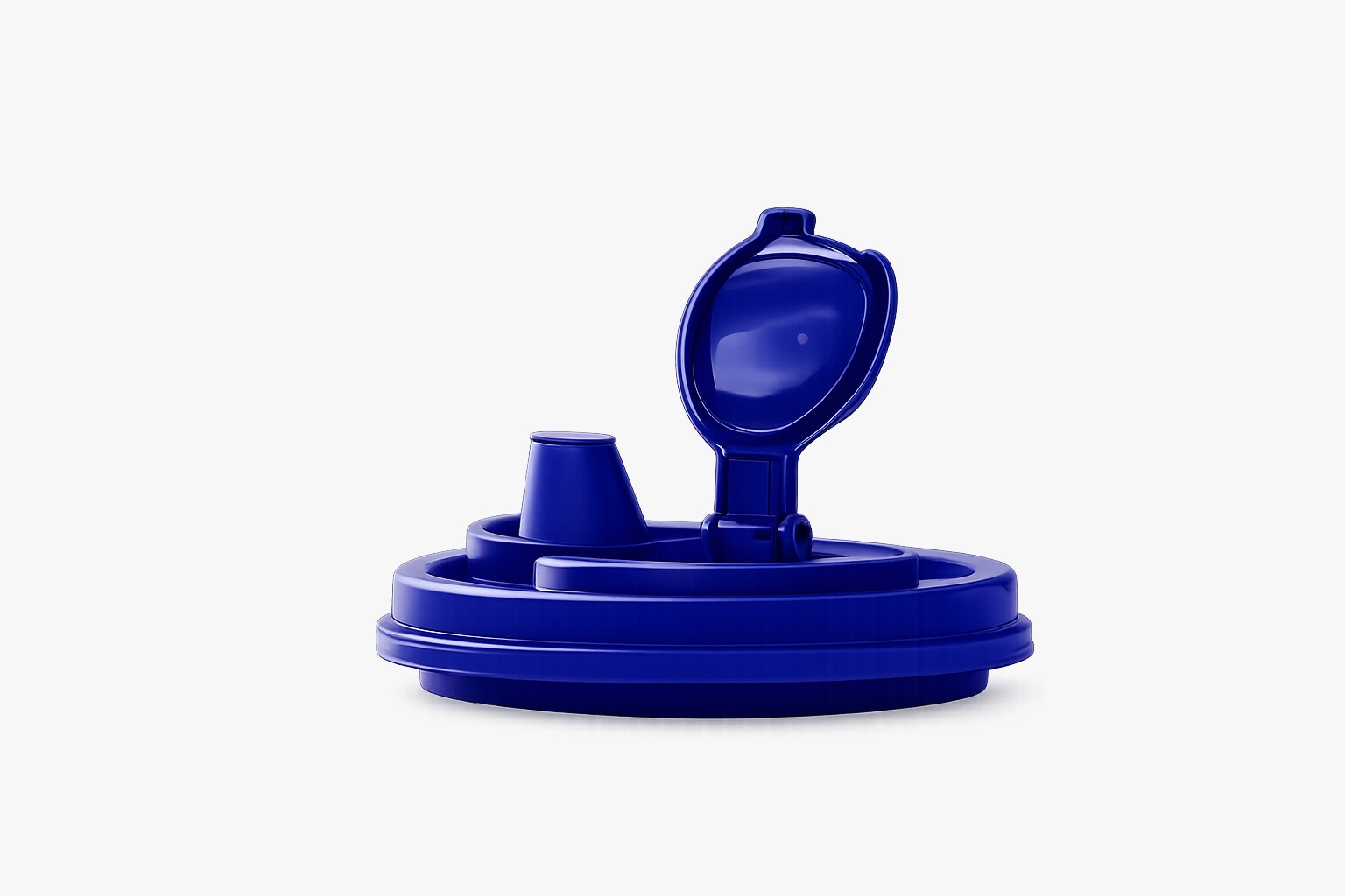 Couvercle Boite Liquide Bleu