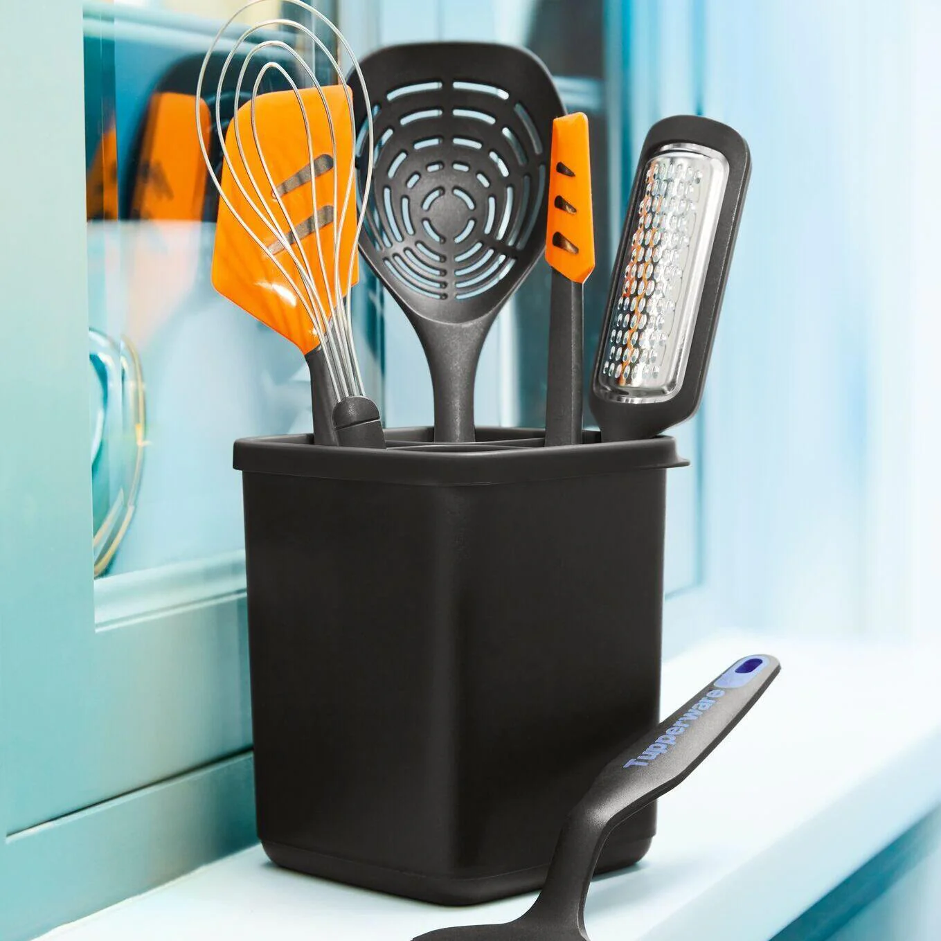 Pot a ustensilles 16cm Noir