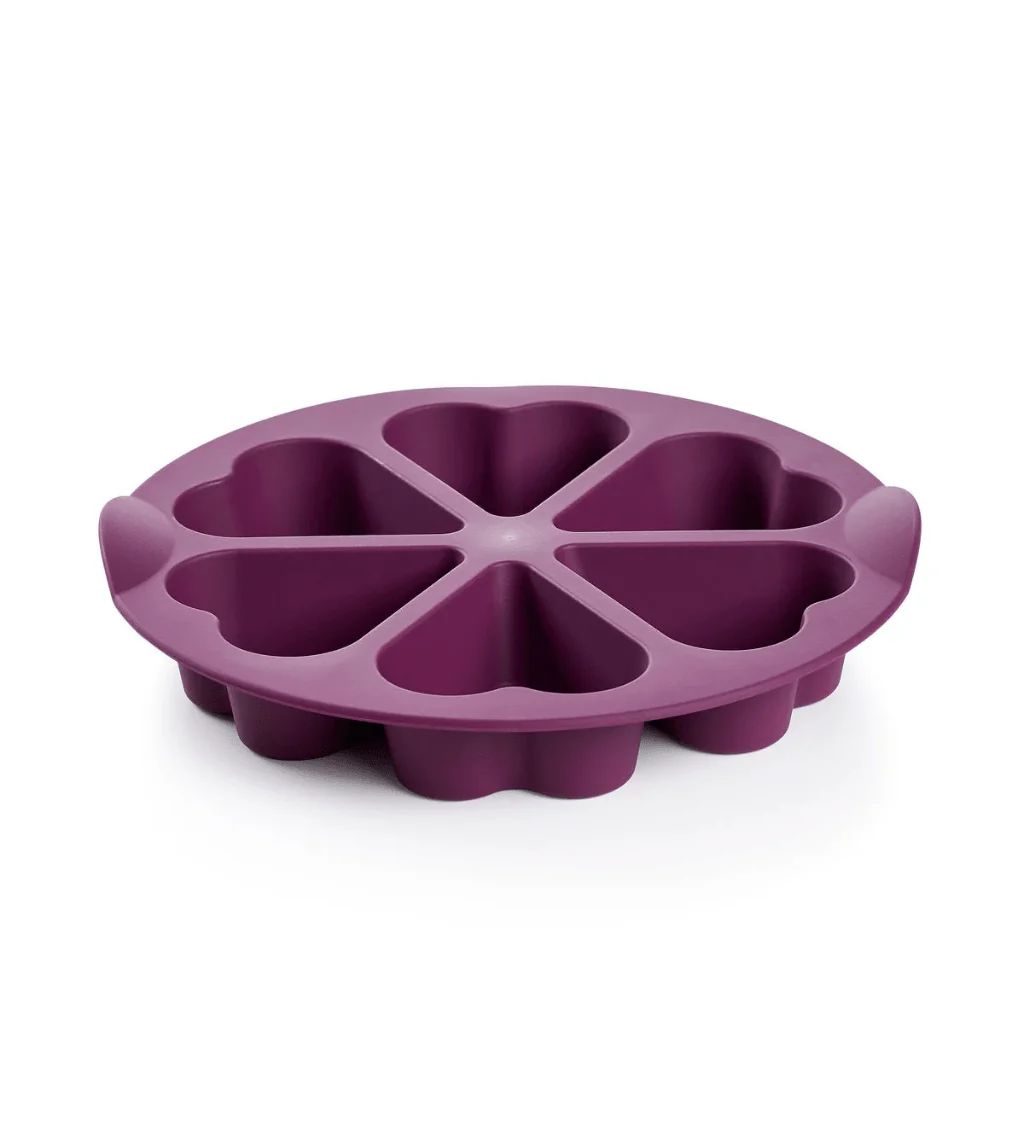 Moule Silicone Mini Cœur Violet