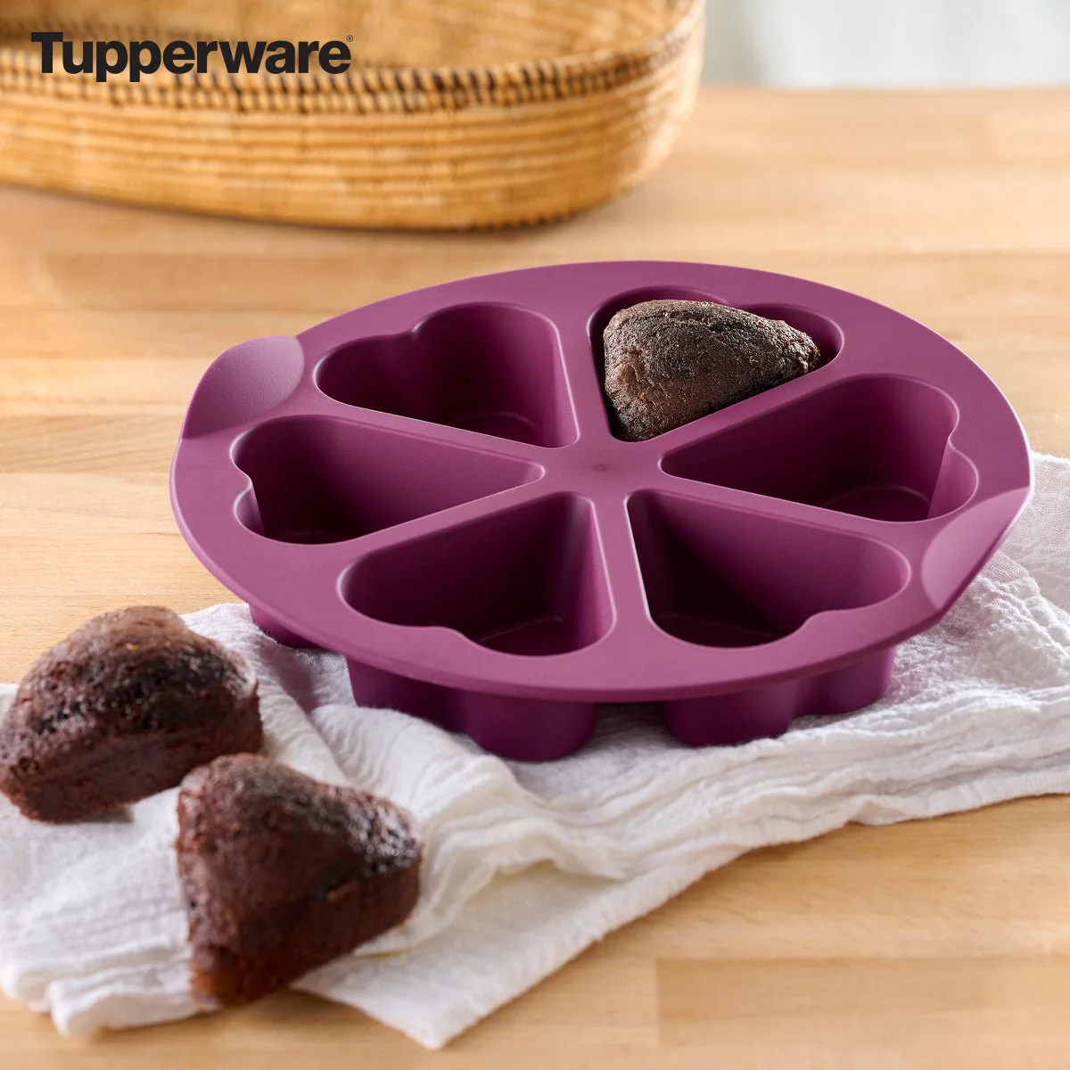 Moule Silicone Mini Cœur Violet