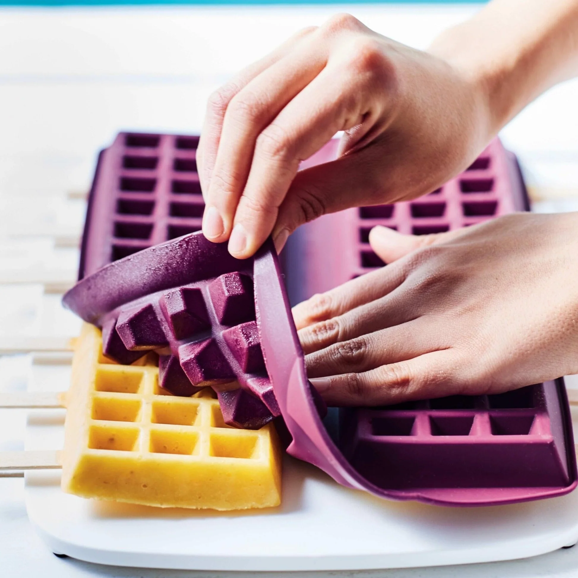 Moule silicone à gauffre