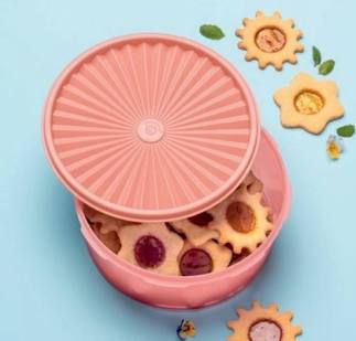 Oblo Ronde Couvercle Soleil 4lt Saumon