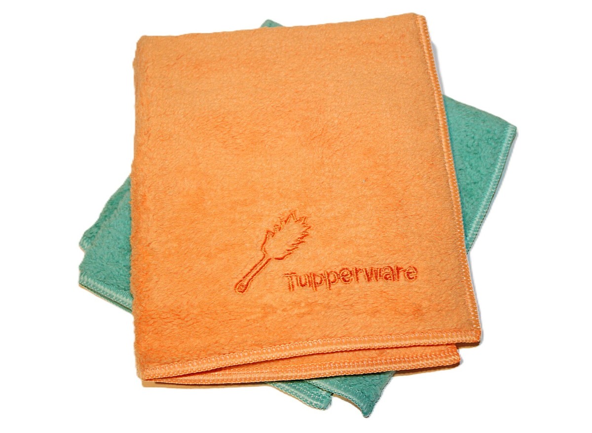 Set Microfibre Poussière (2) Vert/Orange