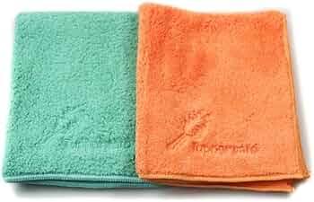 Set Microfibre Poussière (2) Vert/Orange