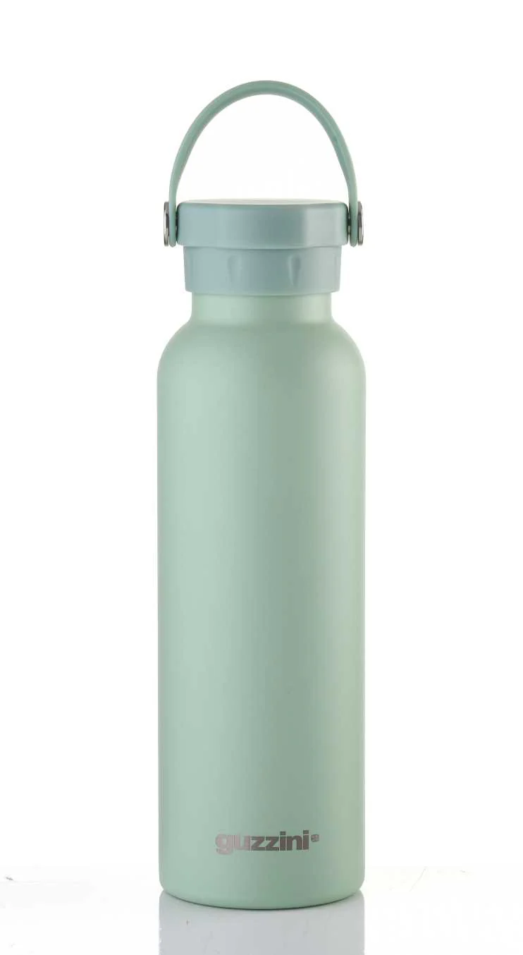 Guzzini - Thermos 600ml Vert Acier Inoxydable