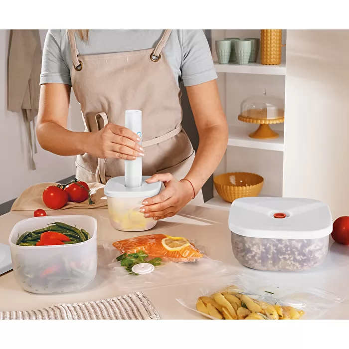Guzzini - SAVE IT Récipient sous vide grand (L) Blanc 2800ml