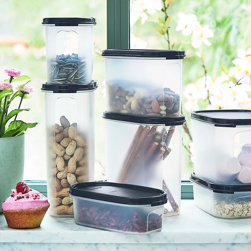 Set Boites Modulaire(7) Carré 2,6lt+4lt+Ovales 500ml,1,1lt,1,7lt,2,3lt et 2,9lt