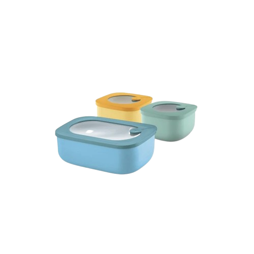 Guzzini - Ensemble de 3 contenants bas store&plus chef 450ml(2) + 900ml(1)