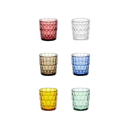 Guzzini - Ensemble de verres courts de vanité