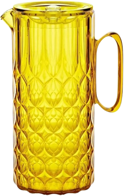 Guzzini - Vanity, Caraf avec couvercle, Jaune 1,7lt