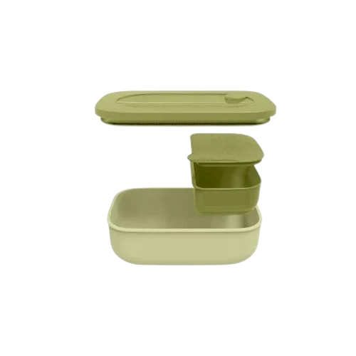 Guzzini - Lunch Box avec conteneur, Couvercle hermétique - Vert