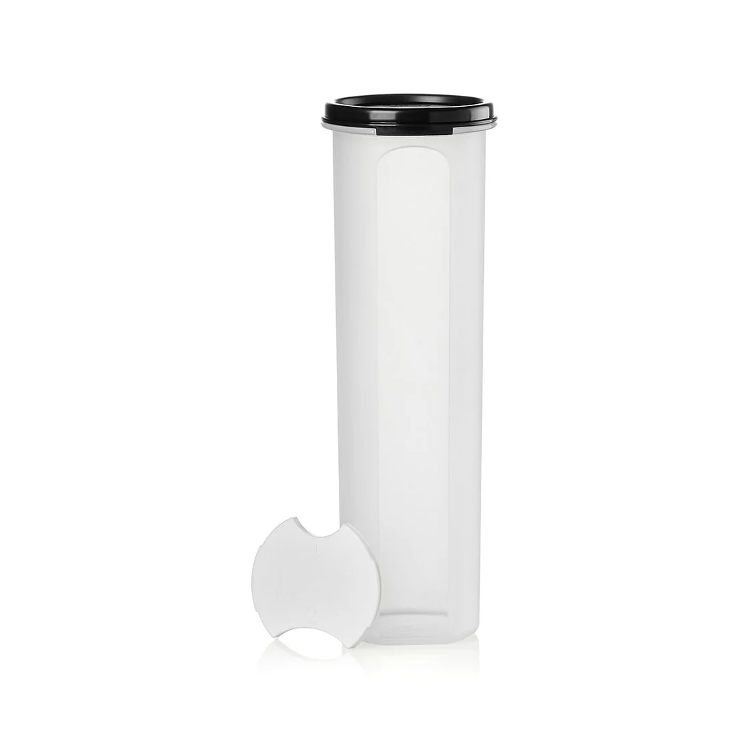 Boite Ronde 1,1lt Avec Couvercle Rond Noir